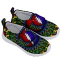 Grateful Dead Bear Pattern Kids  Velcro No Lace Shoes View3