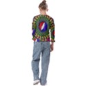 Grateful Dead Bear Pattern Kids  Cuff Sleeve Top View2