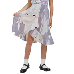 Emilia Rezero Kids  Ruffle Flared Wrap Midi Skirt by Azkajaya