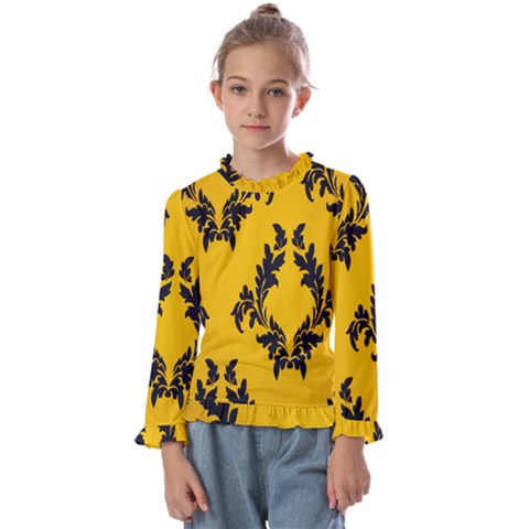 Zebra Zebra Pattern Zebra Fur Zebra Print Strip Kids  Frill Detail T-shirt by Azkajaya