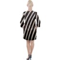 Zebra Zebra Pattern Zebra Fur Zebra Print Strip Open Neck Shift Dress View2