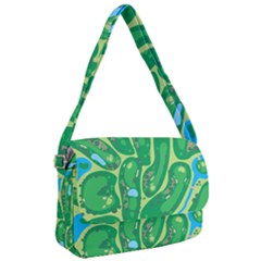 Golf Course Par Green Courier Bag by Loisa77