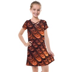 Fractal Frax Kids  Cross Web Dress by Askadina