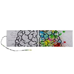 Brain Mind Psychology Idea Drawing Roll Up Canvas Pencil Holder (l) by Loisa77