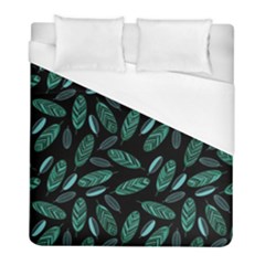 Leaves Pattern Abstract Blade Duvet Cover (full/ Double Size) by Loisa77