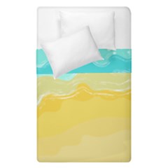 Abstract Background Beach Coast Duvet Cover Double Side (single Size) by anzea