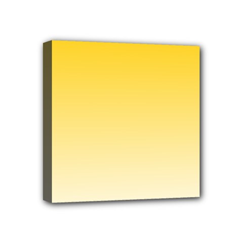 Gradient  Green, Yellow Mini Canvas 4  X 4  (stretched) by 2607694c