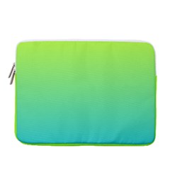 Gradient  Green, Yellow 14  Vertical Laptop Sleeve Case With Pocket by 2607694c