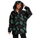 Tropical Leaves Pattern Women s Ski and Snowboard Waterproof Breathable Jacket View1