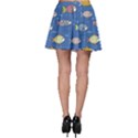 Sea Fish Blue Submarine Animal Skater Skirt View2