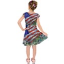 Usa United States Of America Images Independence Day Kids  Short Sleeve Dress View2