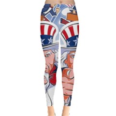 Independence Day United States Of America Everyday Leggings  by Ket1n9