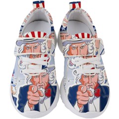 Independence Day United States Of America Kids  Velcro Strap Shoes by Ket1n9