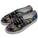 Vintage Horror Collage Pattern Men s Classic Low Top Sneakers View2