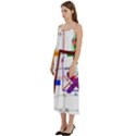 Mathematics Formula Physics School Casual Spaghetti Strap Midi Dress View2