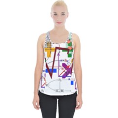 Mathematics Formula Physics School Piece Up Tank Top by Bedest