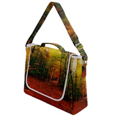 Forest Woods Autumn Nature Box Up Messenger Bag by Proyonanggan