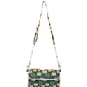 Flower Green Pattern Floral Mini Crossbody Handbag View1