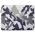 Camo Army Black White 17  Vertical Laptop Sleeve Case With Pocket View1