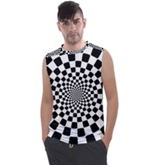 Geomtric Pattern Illusion Shapes Men s Regular Tank Top by Grandong