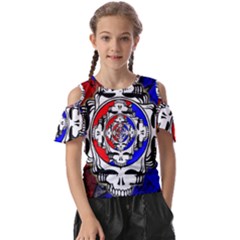 The Grateful Dead Kids  Butterfly Cutout T-shirt by Grandong