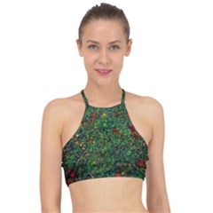 Grass Nature Meadow Halter Bikini Top by Loisa77