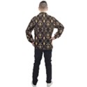 Vintage Batik Art Architecture Pattern Men s Half Zip Pullover View2