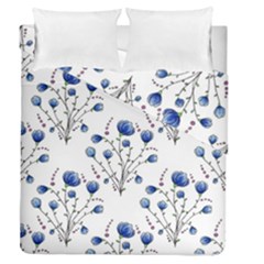 Flowers Seamless Pattern Victorian Duvet Cover Double Side (queen Size) by Loisa77