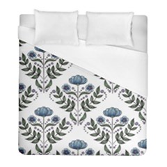 Flower Seamless Pattern Victorian Duvet Cover (full/ Double Size) by Loisa77