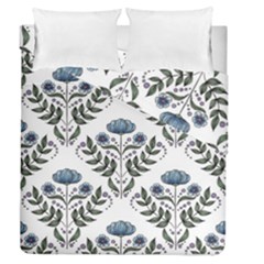 Flower Seamless Pattern Victorian Duvet Cover Double Side (queen Size) by Loisa77