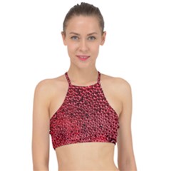 Drops Water Drop Trypophobia Halter Bikini Top by Loisa77