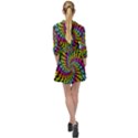 3d Grateful Dead 90 s Neon Dancing Bears Mini Skater Shirt Dress View2