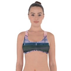 Wind Giants At Twilight Got No Strings Sports Bra by Tellerarts