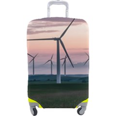 Wind Giants At Twilight Luggage Cover (large) by Tellerarts