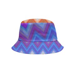 Pattern Chevron Zigzag Background Bucket Hat (kids) by Grandong