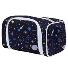 Starry Night  Space Constellations  Stars  Galaxy  Universe Graphic  Illustration Toiletries Pouch by Grandong