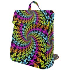 3d Grateful Dead 90 s Neon Dancing Bears Flap Top Backpack by Perong