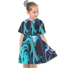 Nature Water Wave Architecture Kids  Sailor Dress by Salmanaz77