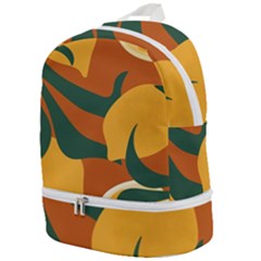 Lemon Citrus Fruit Summer Painting Drawing Zip Bottom Backpack by Grandong