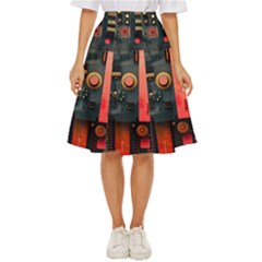 Tech Technology Pattern Classic Short Skirt by Salmanaz77