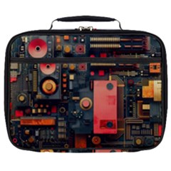 Tech Technology Pattern Full Print Lunch Bag by Salmanaz77