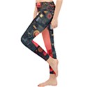 Tech Technology Pattern Lightweight Velour Classic Yoga Leggings View3