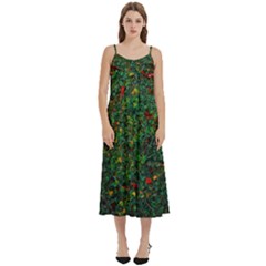 Grass Nature Meadow Casual Spaghetti Strap Midi Dress by Hannah976