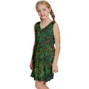 Grass Nature Meadow Kids  Sleeveless Tiered Mini Dress View2