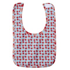 Kawaii Jam Pattern Aqua Baby Bib by snowwhitegirl