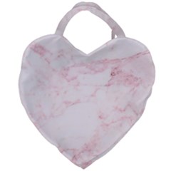 Pink Marble, Gold, Marble, Pattern, Pink, Rose Giant Heart Shaped Tote by kyorashop23