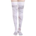 Rose Gold Marble, Rose Gold, Thigh High Stockings View1