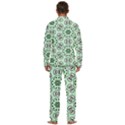 Texture Dots Pattern Men s Long Sleeve Velvet Pocket Pajamas Set View4