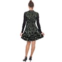 Precision Pursuit: Hunting Motif Camouflage Pattern Long Sleeve Panel Dress View2