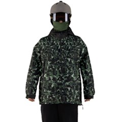 Precision Pursuit: Hunting Motif Camouflage Pattern Men s Ski And Snowboard Waterproof Breathable Jacket by dflcprintsclothing